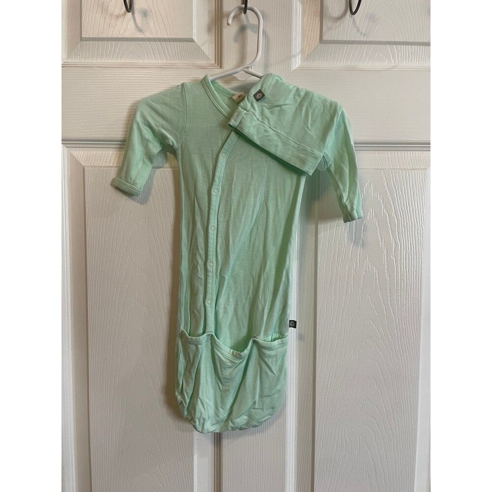 Kyte Baby Mint Bundler + Hat NB